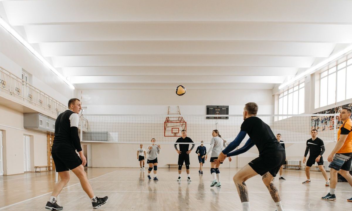 Voleybol maçında smaç