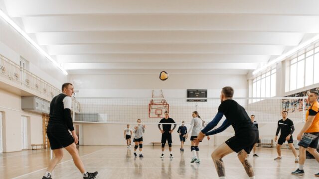 Voleybol maçında smaç