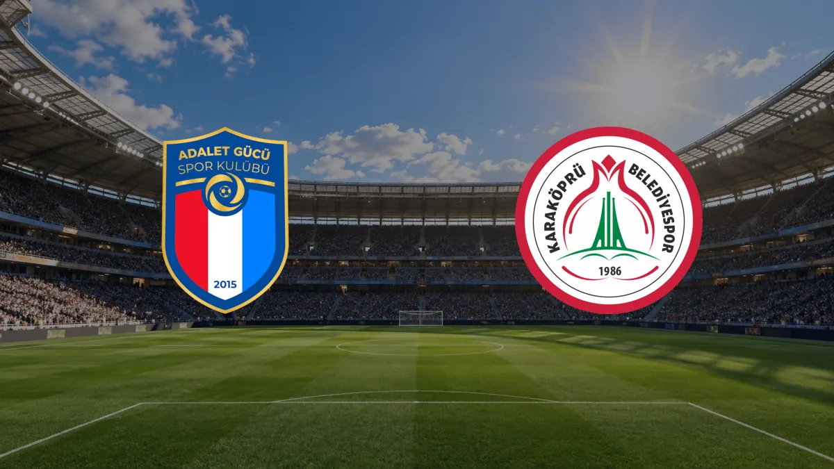 Adaletgücü - Karaköprü Belediyespor maçı