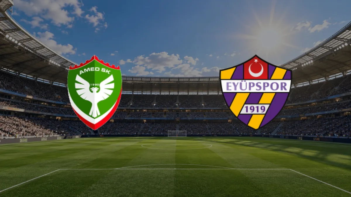 Amedspor - Eyüpspor maçı