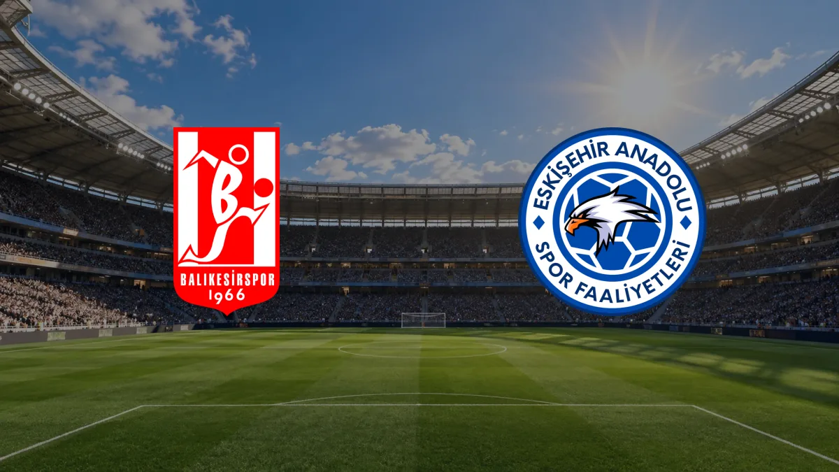 Balıkesirspor - Eskişehir Anadolu maçı