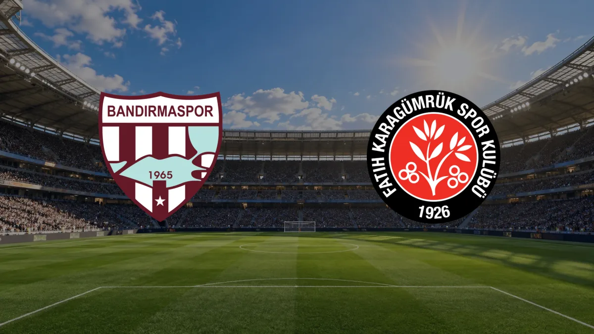Bandırmaspor - Fatih Karagümrük maçı