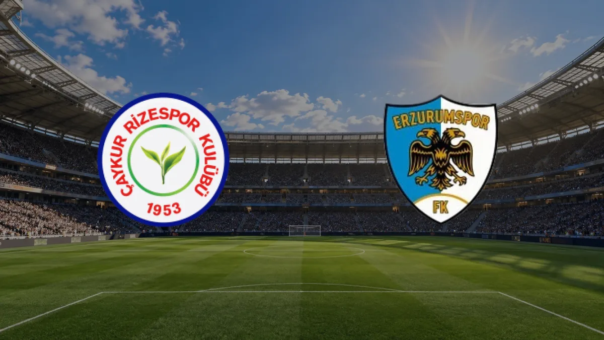 Çaykur Rizespor - Erzurumspor maçı