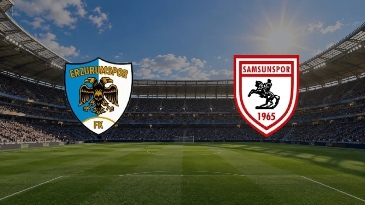 Erzurumspor - Samsunspor maçı