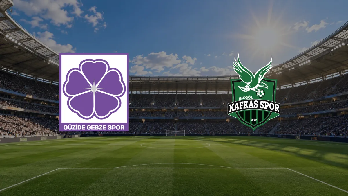 Güzide Gebzespor - İnegöl Kafkasspor maçı