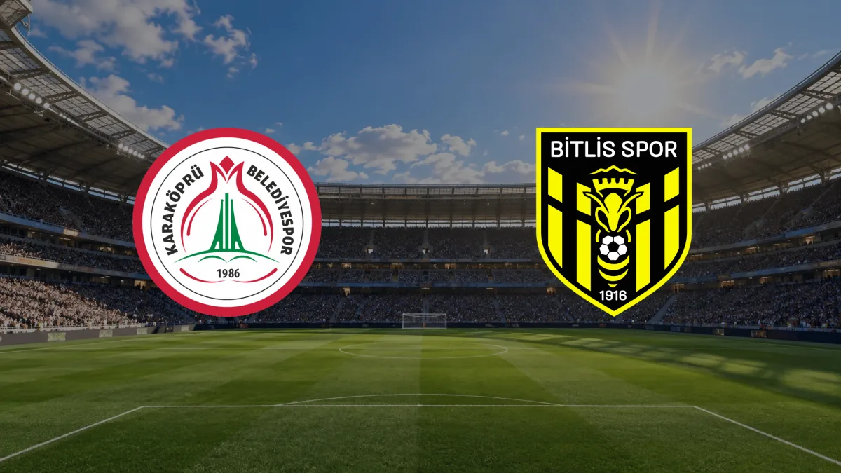 Karaköprü Belediyespor - Bitlis 1916 maçı