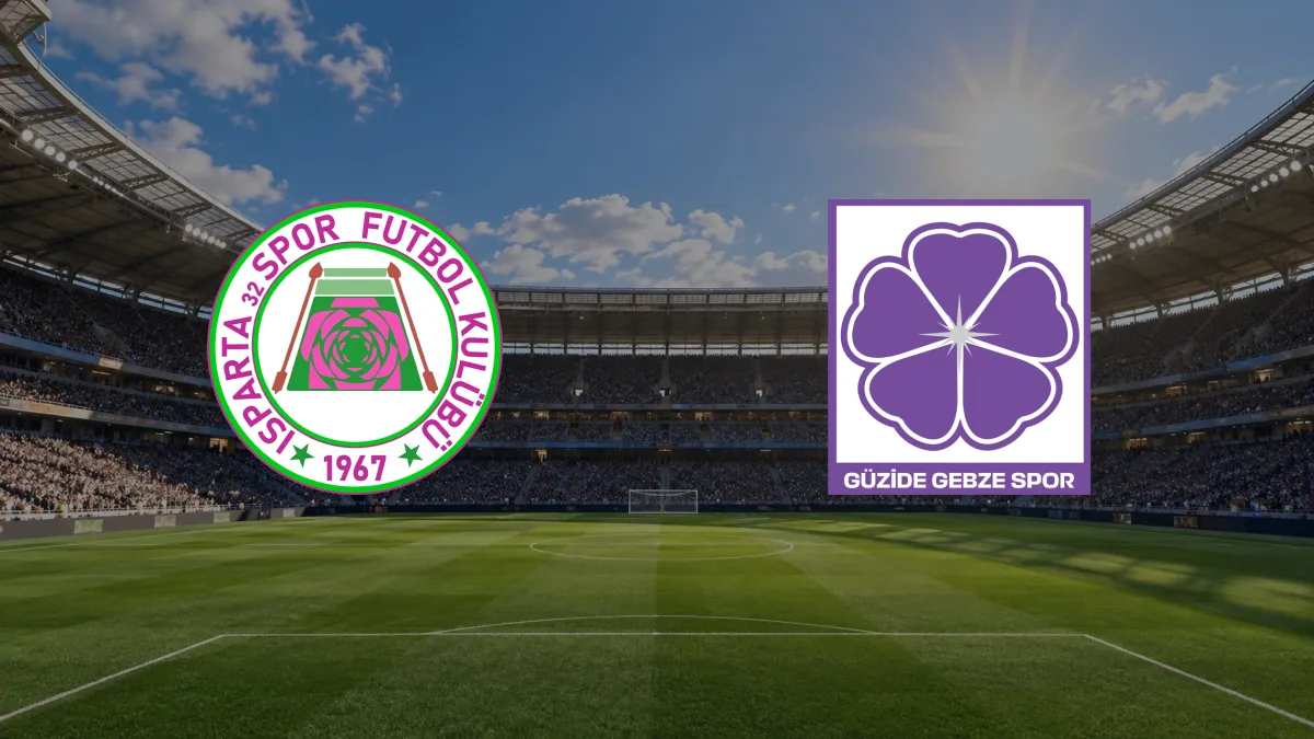 Isparta 32 Spor - Güzide Gebzespor maçı