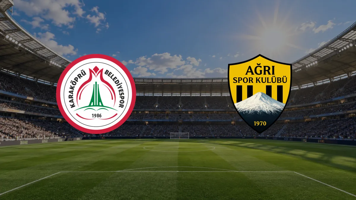 Karaköprü Belediyespor - Ağrı 1970 maçı
