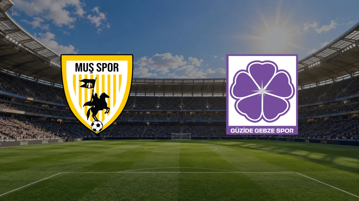 Muşspor - Güzide Gebzespor maçı