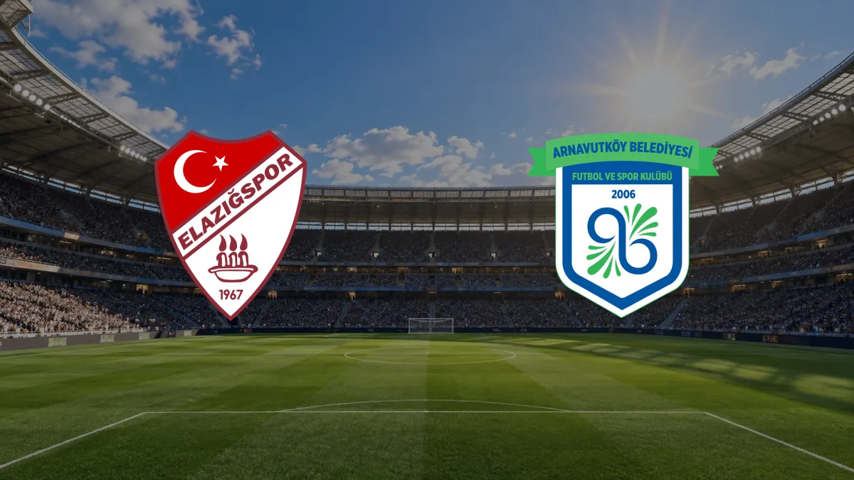 Elazığspor - Arnavutköy Belediyespor maçı